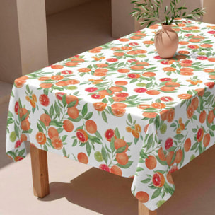 Mantel antimanchas Oranges - 100% algodón -