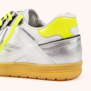 Zapatilla de moda clásica con animal print y detalles flúor MUNICH CONTINENTAL PREMIUM 15