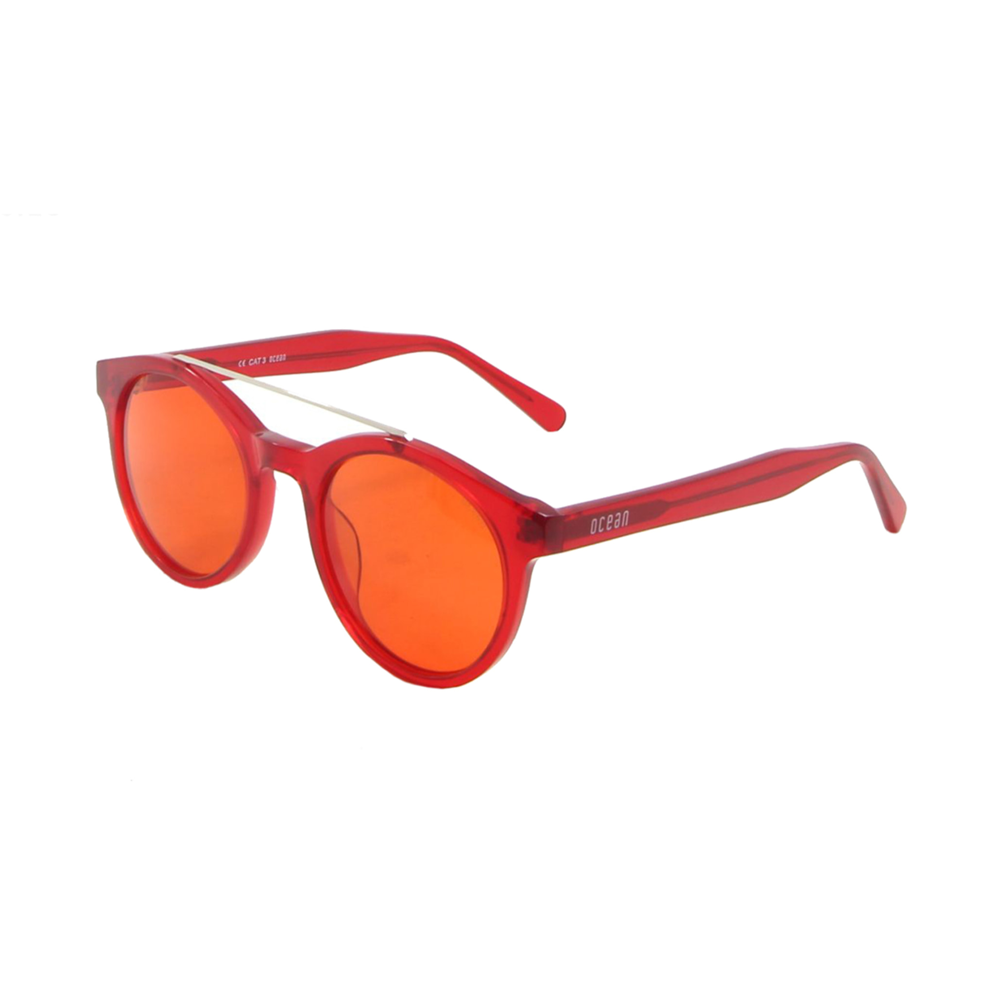 Gafas de sol OCEAN TIBURON - Trans. rojo / Roja espacial