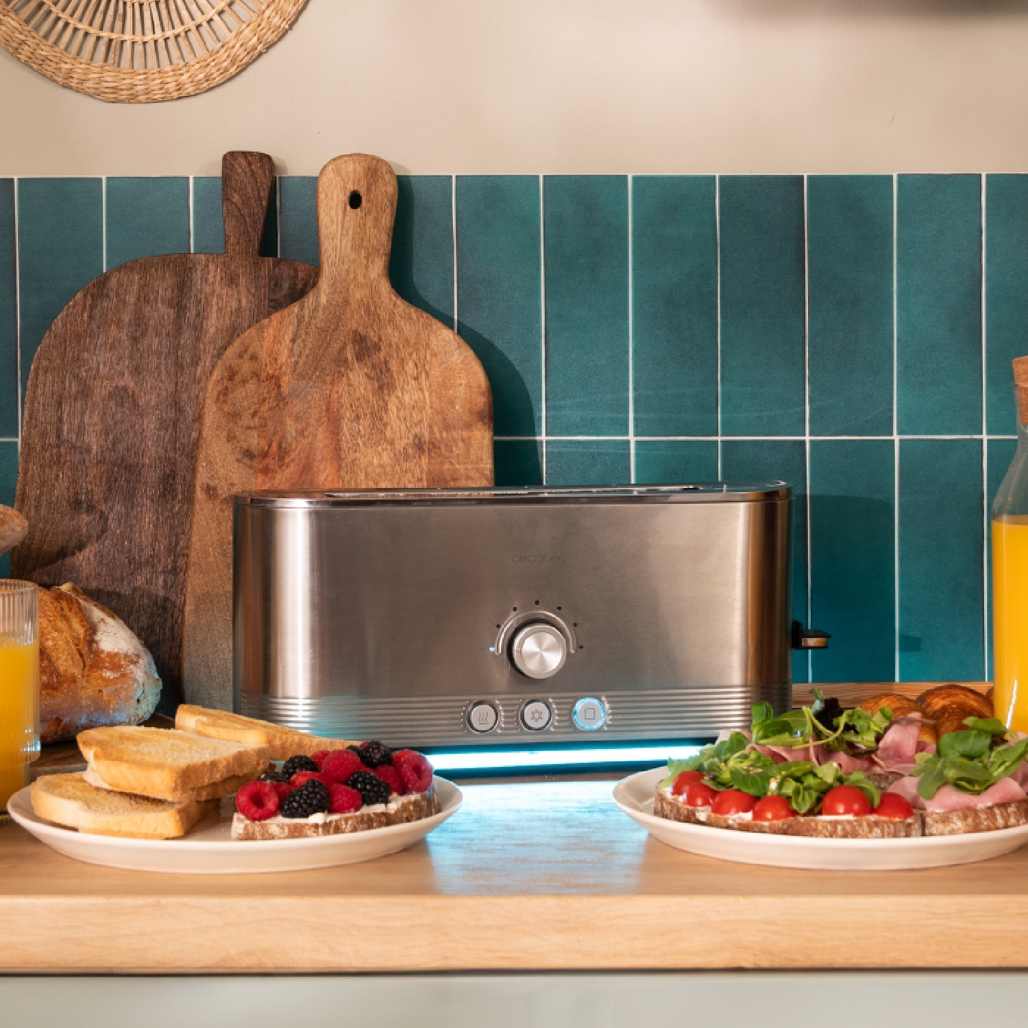 Cecotec Grille-pain vertical Shine&Toast Extra