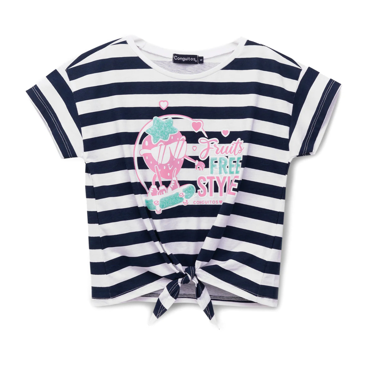 Conguitos - T-shirt casual a maniche corte stampata