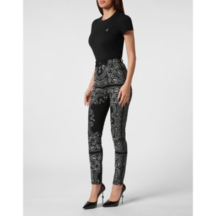 PHILIPP PLEIN Jegging de cintura alta PAISLEY