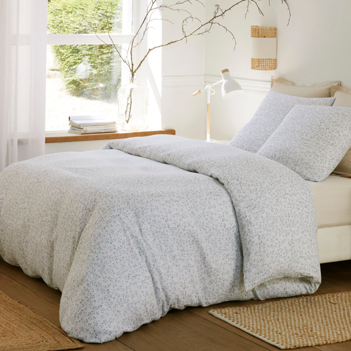 Parure housse de couette imprimé 100% gaze de coton - mumure