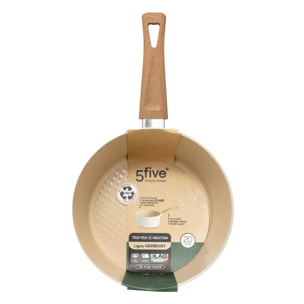 Casserole "Harmony" D20cm en aluminium forgé beige