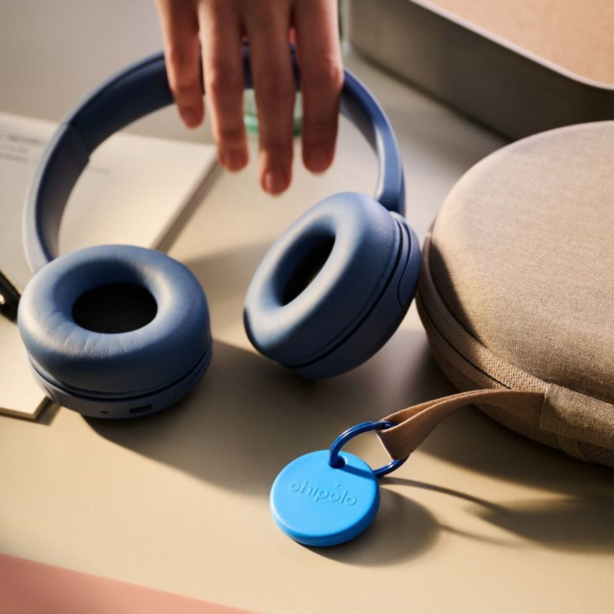 Tracker GPS CHIPOLO POP porte cléfs bleu