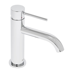 Aurum mitigeur de lavabo 16,5 cm, à levier, sans vidage, chrome brillant SATBAUR271CR avec une garantie de 5 ans
