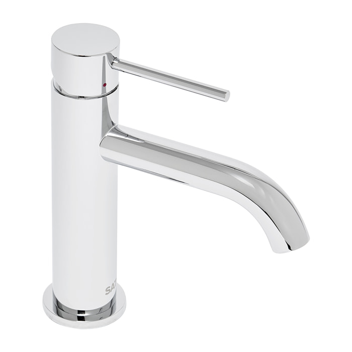 Aurum mitigeur de lavabo 16,5 cm, à levier, sans vidage, chrome brillant SATBAUR271CR avec une garantie de 5 ans