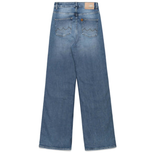 Kappa - Pantalones Mujer Azul - Flake
