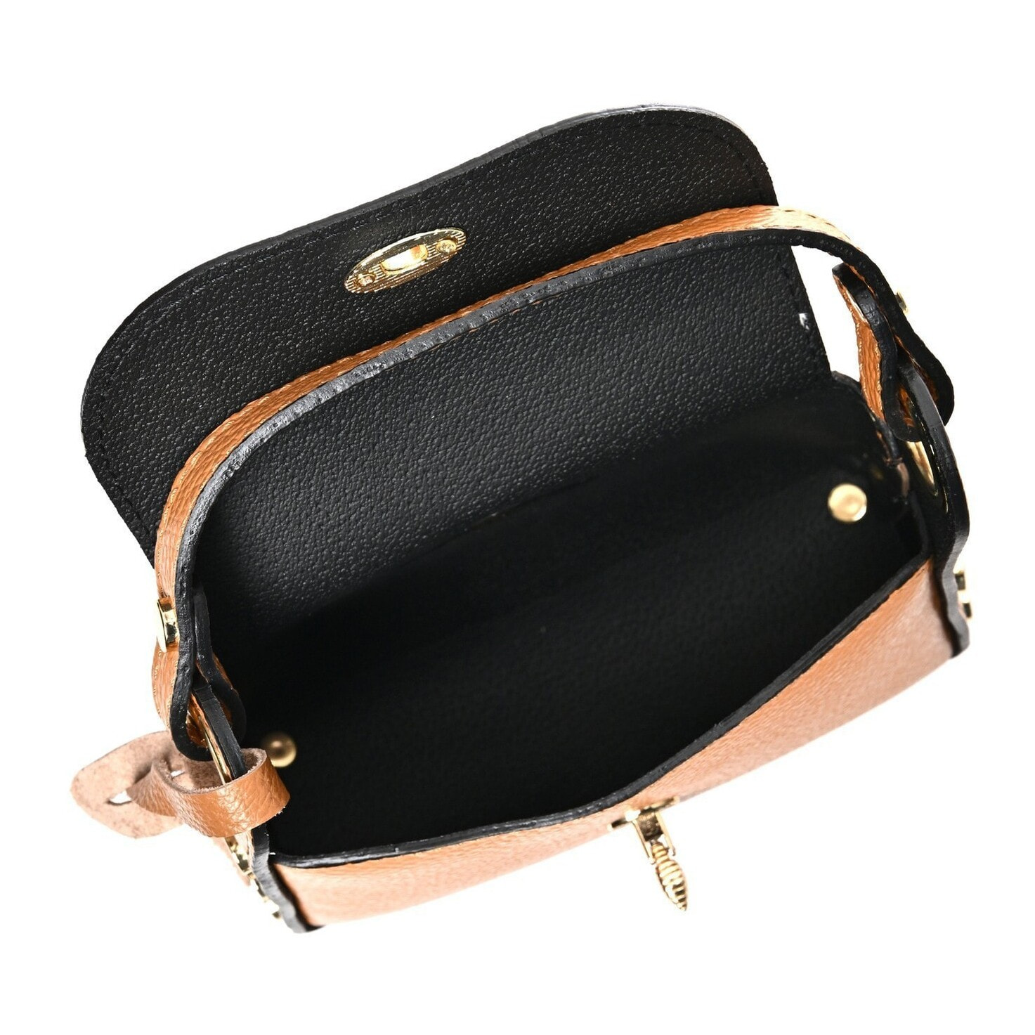 Borsa a mano Anna Luchini Cammello