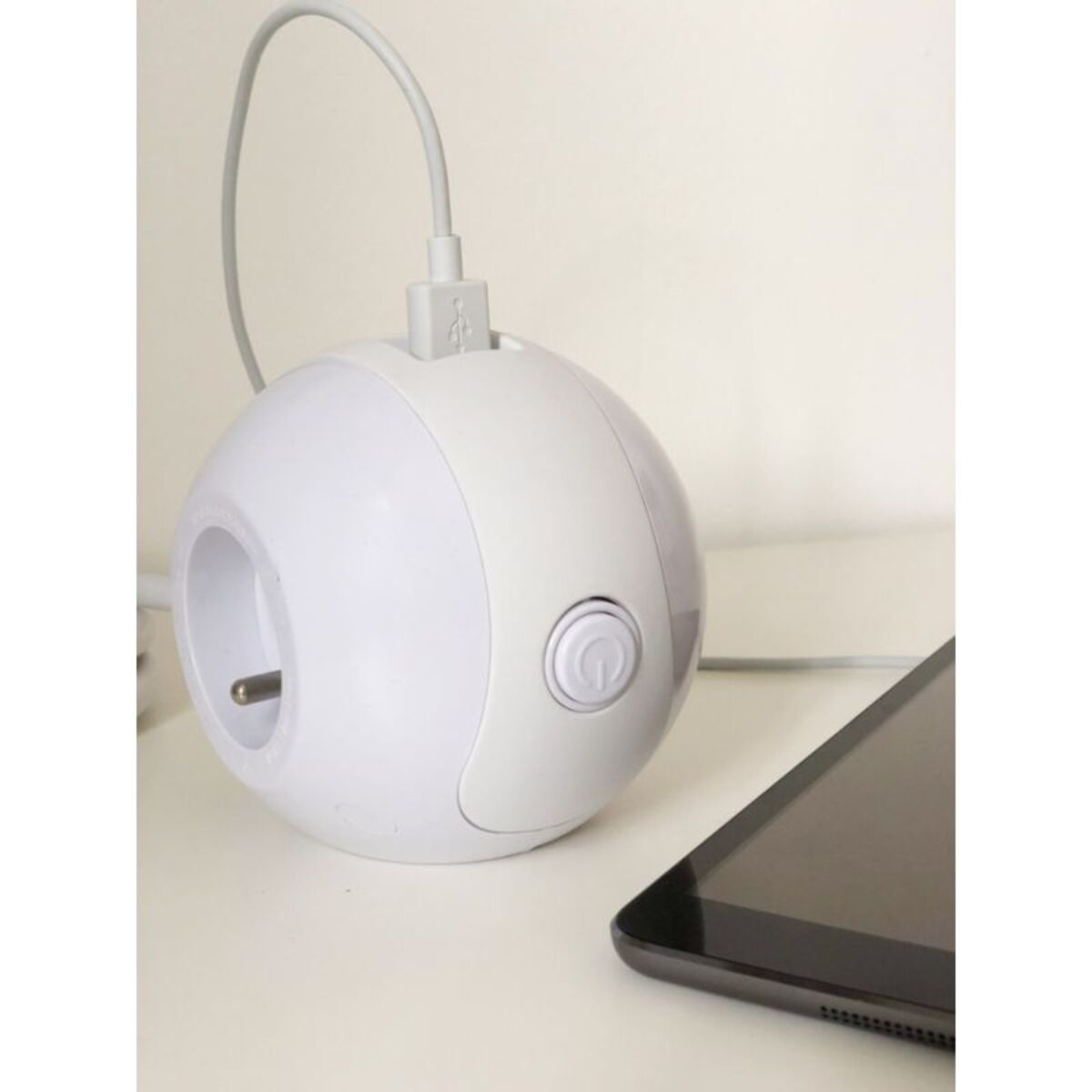 Multiprise USB WATT AND CO Wattball Blanc