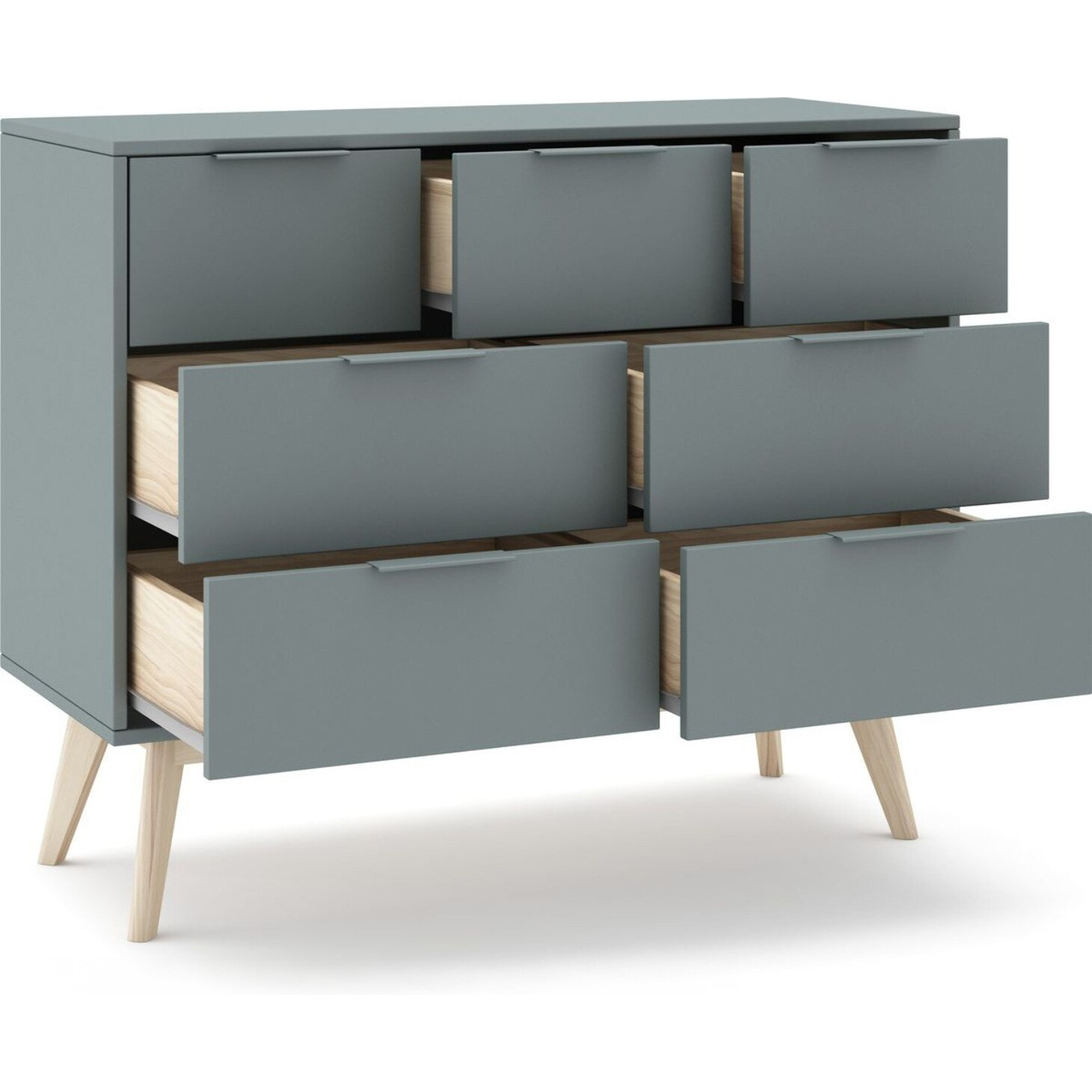 Commode 7 tiroirs en bois - PIERA