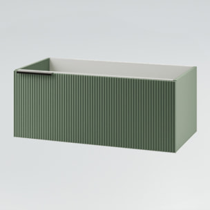 MOBILE DA BAGNO CANNES 90 2 CASSETTI VERDE SALVIA - 7 PEZZI
