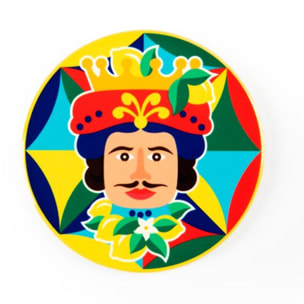 Set 6 sottobicchieri Excelsa – Sicilian Rhapsody, Dolomite Multicolore