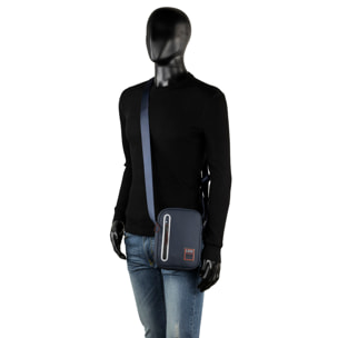 Bandolera Hombre Sintetica Lois Cooper Marino