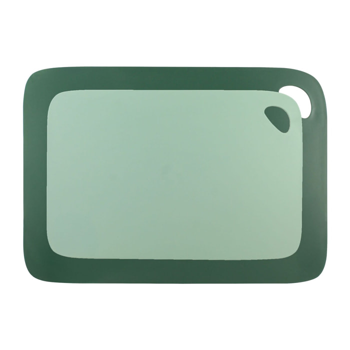 Lot de 2 planches à découper en plastique vert