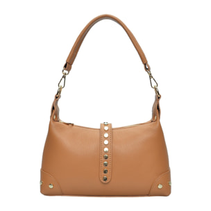 Borsa a tracolla Anna Luchini Cammello