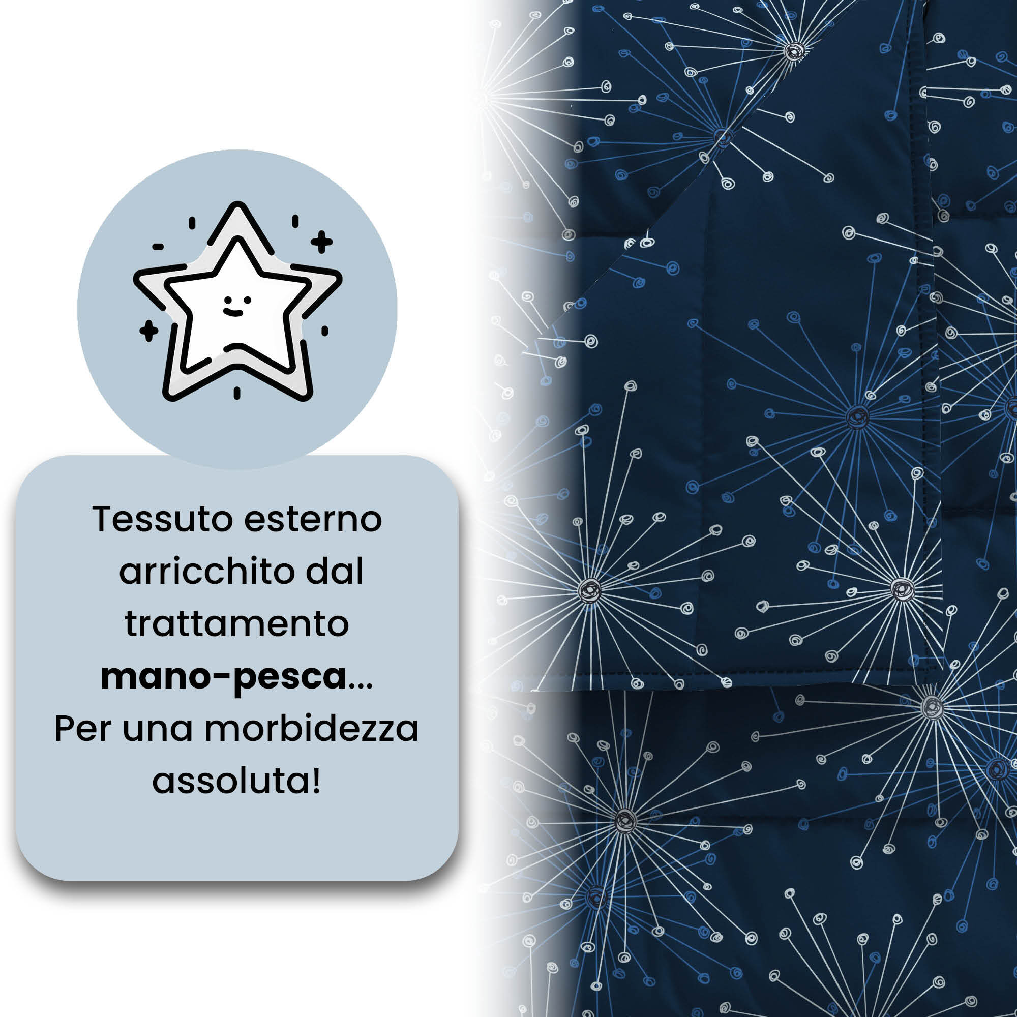 TRAPUNTINO ESTIVO BASIC, 100gr - Made in Italy - SINGOLO