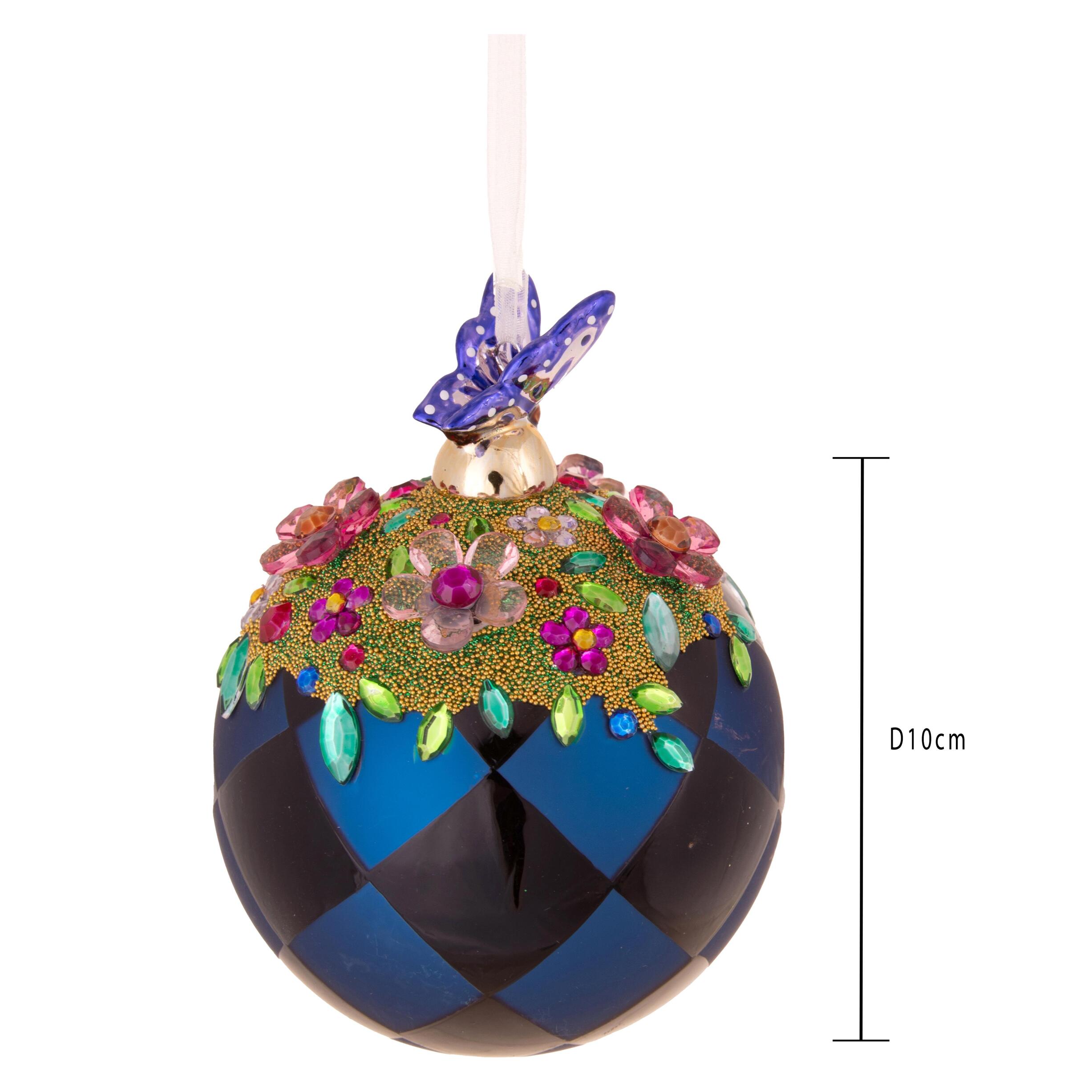 Sfera con rombi e top farfalla - Pezzi 3 - BLU - Bianchi Dino SpA