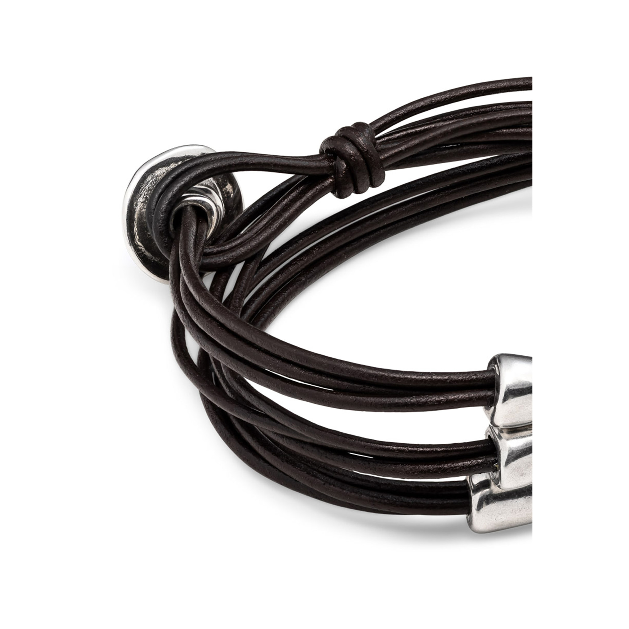 Pulsera "o no tubi" PLATEADO L