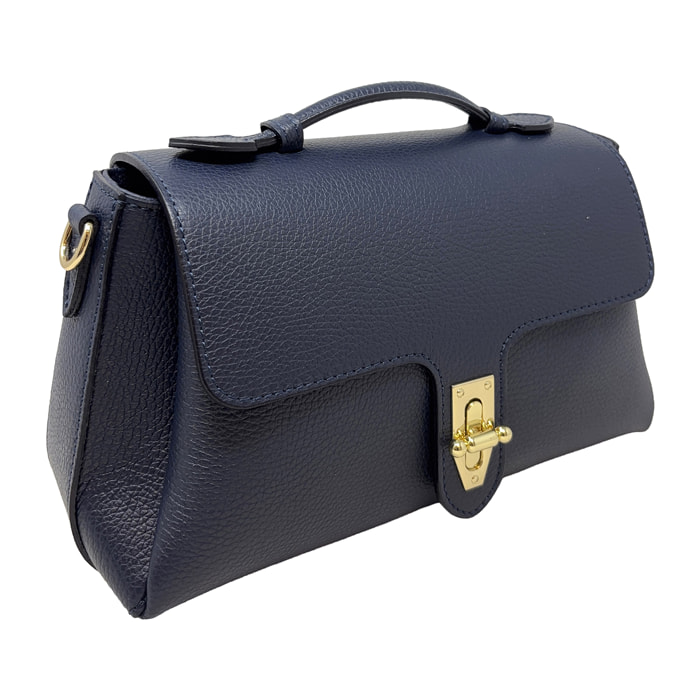 Borsa a Mano Elegante in Vera Pelle Made in Italy