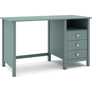 Bureau enfant 3 tiroirs en bois massif - MELVIN