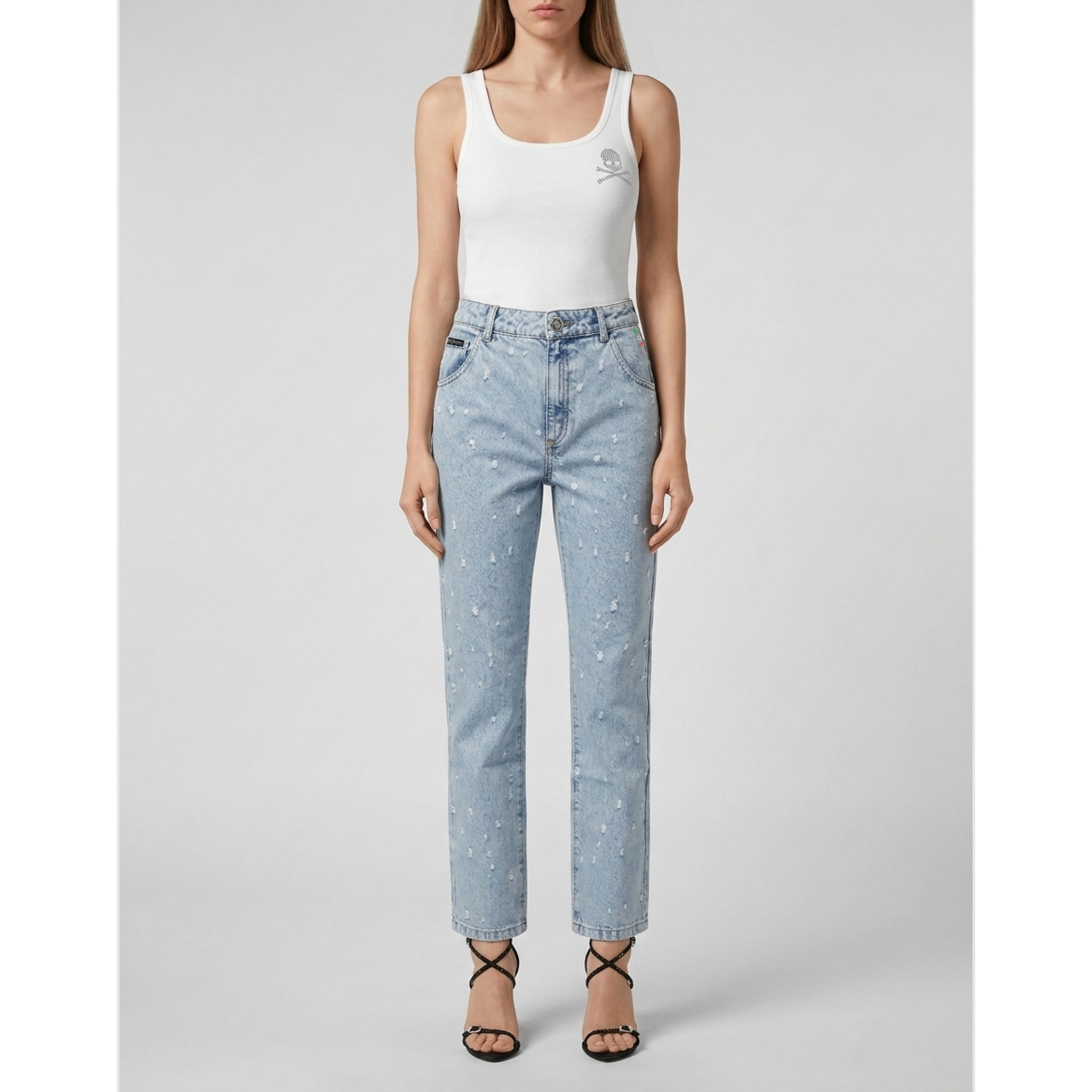 PHILIPP PLEIN Jeans dal taglio dritto