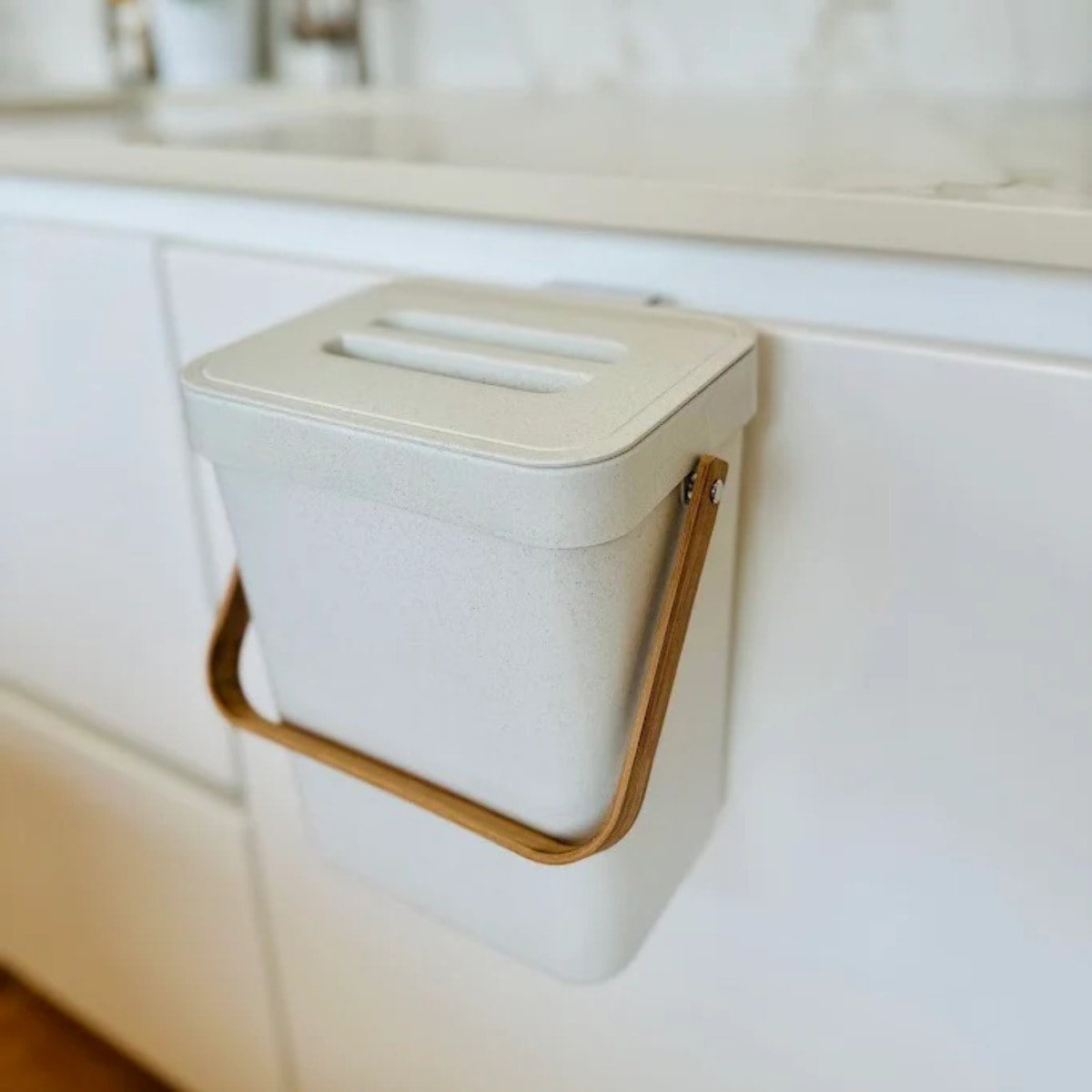 Poubelle de table seau à compost BODEN Blanc 5L