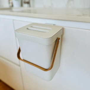 Poubelle de table seau à compost BODEN Blanc 5L