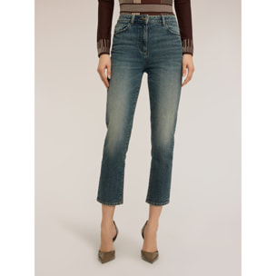 Motivi - Jeans mum fit de talle alto - Light - blue