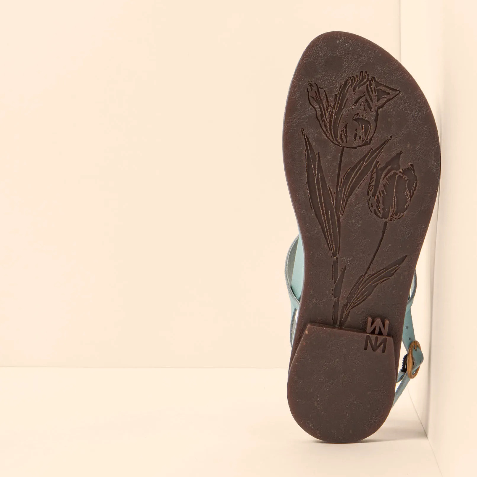 Sandalias N5694 SOFT NAPPA BLUE / TULIP color Blue