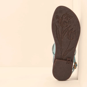 Sandalias N5694 SOFT NAPPA BLUE / TULIP color Blue