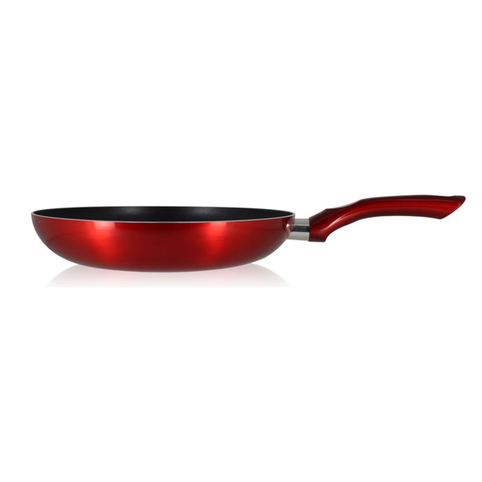 Poêle antiadhésive en aluminium 28cm - tous feux CERISE