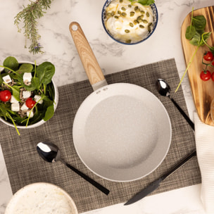 Set de 3 Sartenes en Aluminio forjado Ø18Ø22Ø26cm ACACIA San Ignacio