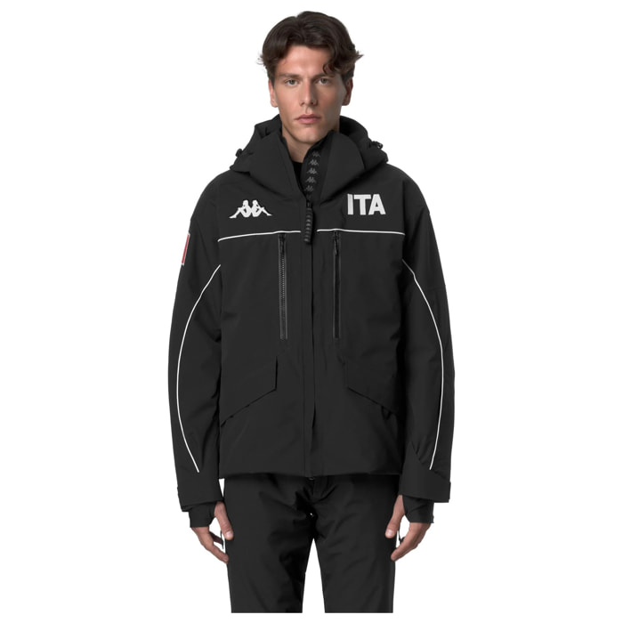 Kappa - Giacche Uomo Nero - 6Cento 602Fp Ita