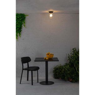 KILA Plafonnier en gris foncé transparent