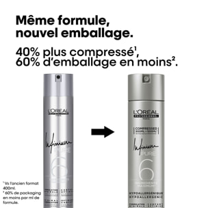 Tecni.art - Infinium Pure - Souple - Laque fixation souple et légère pour une brillance et un maintien naturel 300 ml