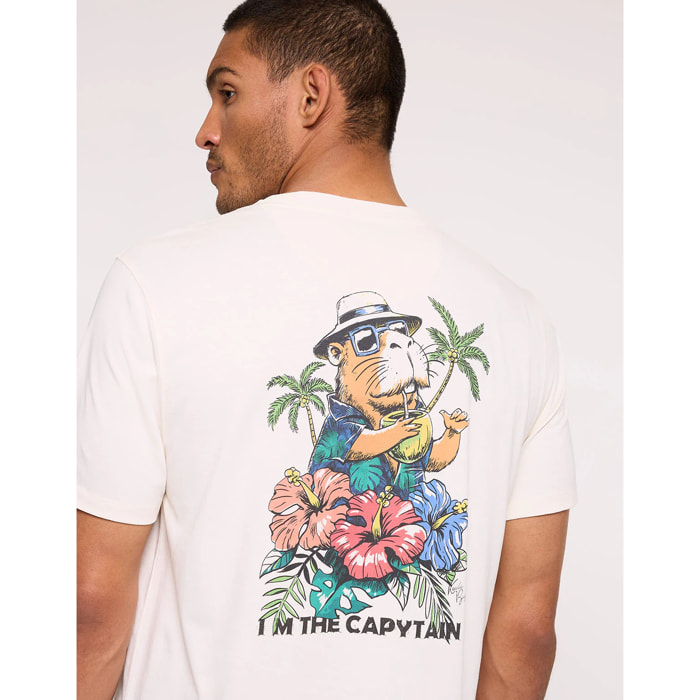 Camiseta Manga Corta Blanco - Saraceno