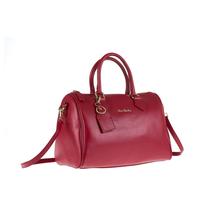 Borsa a bauletto da donna Made in Italy - Modello Arcadia - 100% pelle - 30.0 x 21.0 x 13.0 cm
