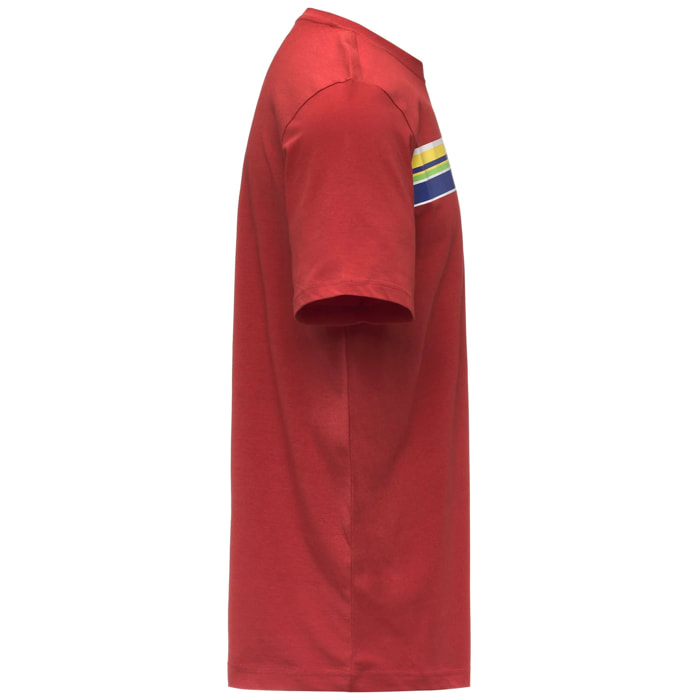Kappa - T-Shirts & Top Uomo Rosso - Logo Tide 140
