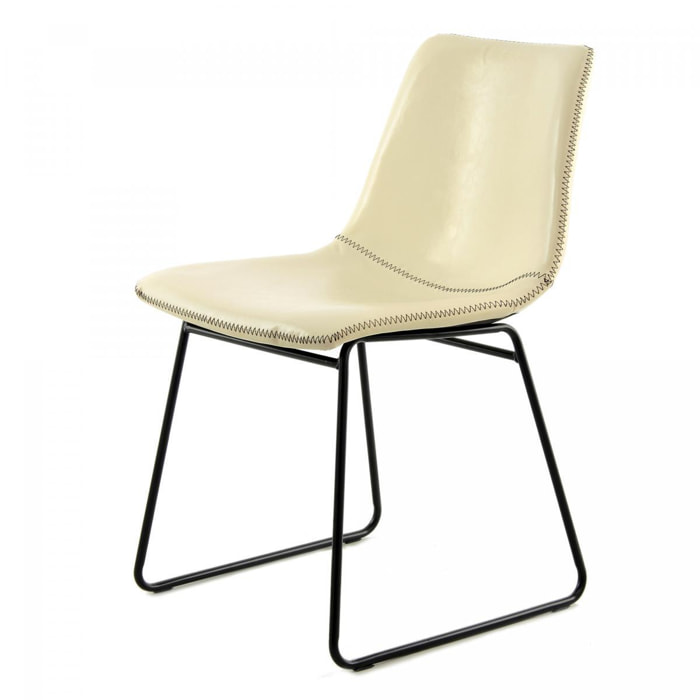 Lot de 2 chaises BILI Partiellement fabriqué à la main