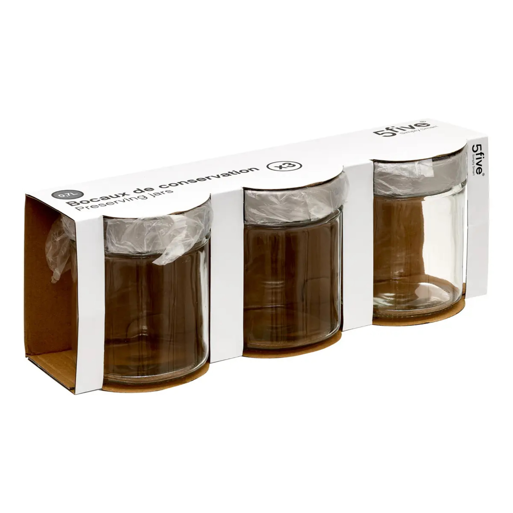 Lot de 3 bocaux Nixo 0,7L