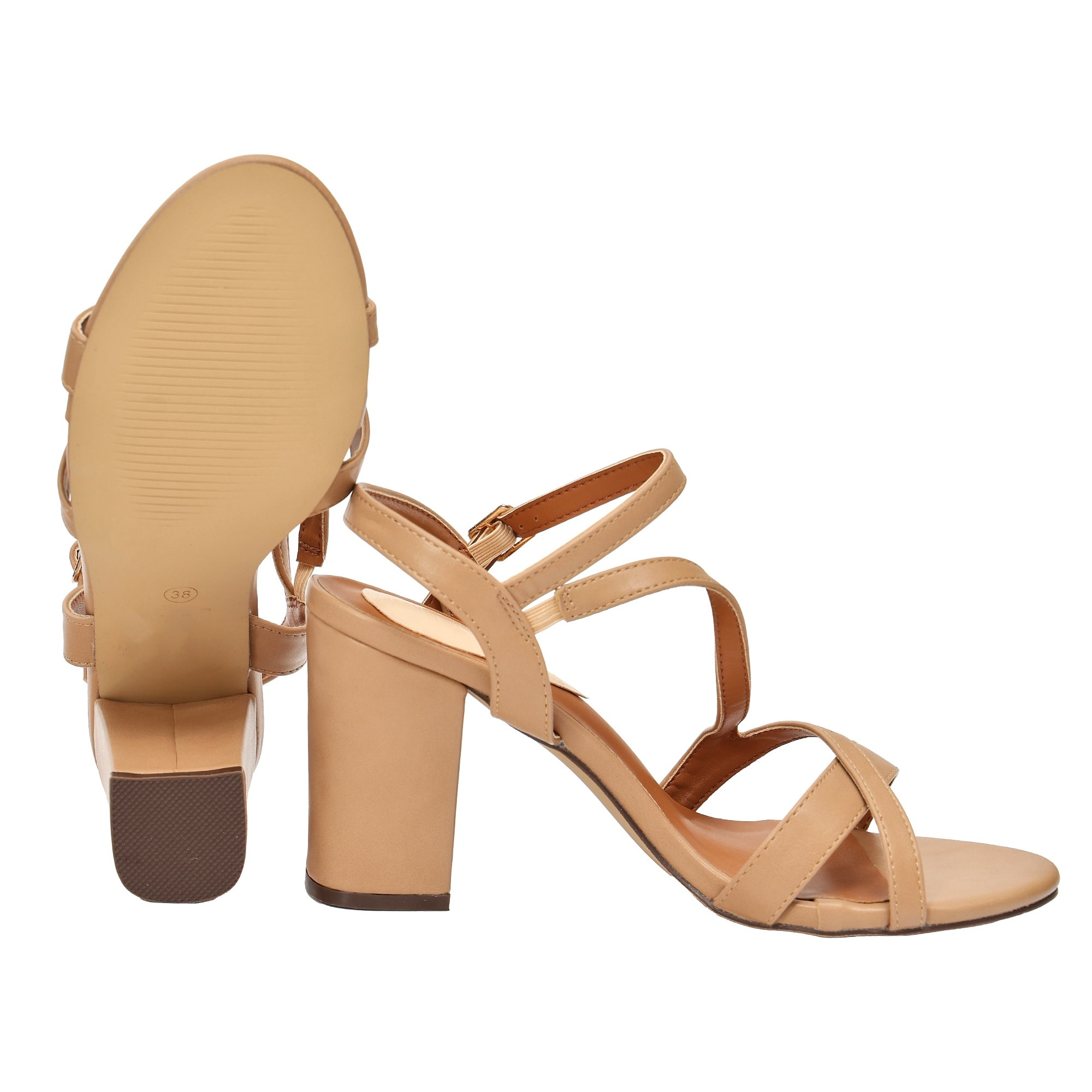 Sandali con cinturino regolabile- tacco 9,0 cm