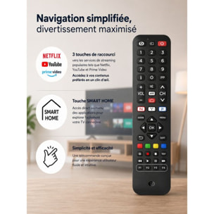Télécommande ESSENTIELB pour TV EssB Listo
