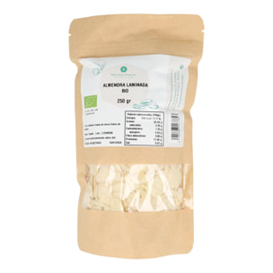 PLANETA HUERTO | Almendra Laminada Ecológica – Perfecta para Repostería y Decoración de Platos, Envase de 250 g
