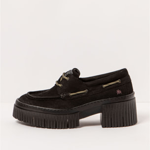 Zapatos con tacón 1379 NOBUCK BLACK/YORK color Black