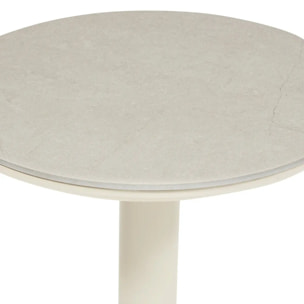 Table d'appoint de jardin Soletia 40x40x50cm argile