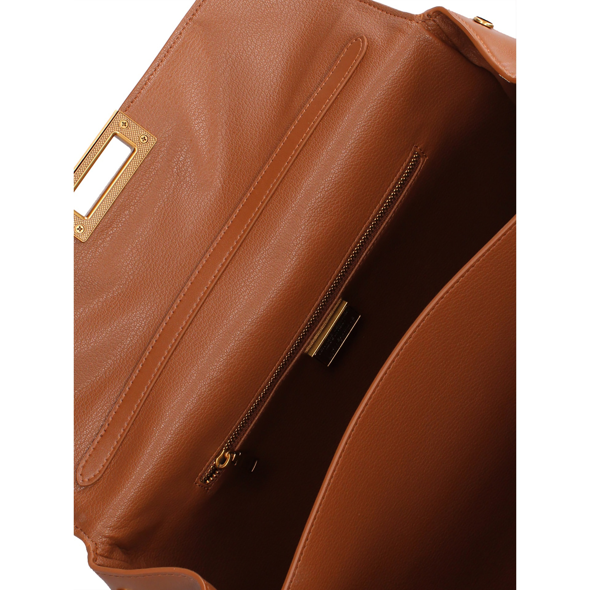 Borsa a mano da donna Made in Italy - Modello Lyria Pro - 100% pelle - 34.0 x 25.0 x 12.0 cm