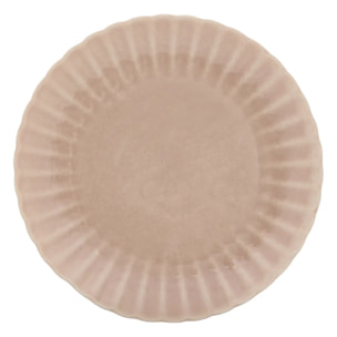 Lot de 4 ASS PLATE ROMY ROSE D26