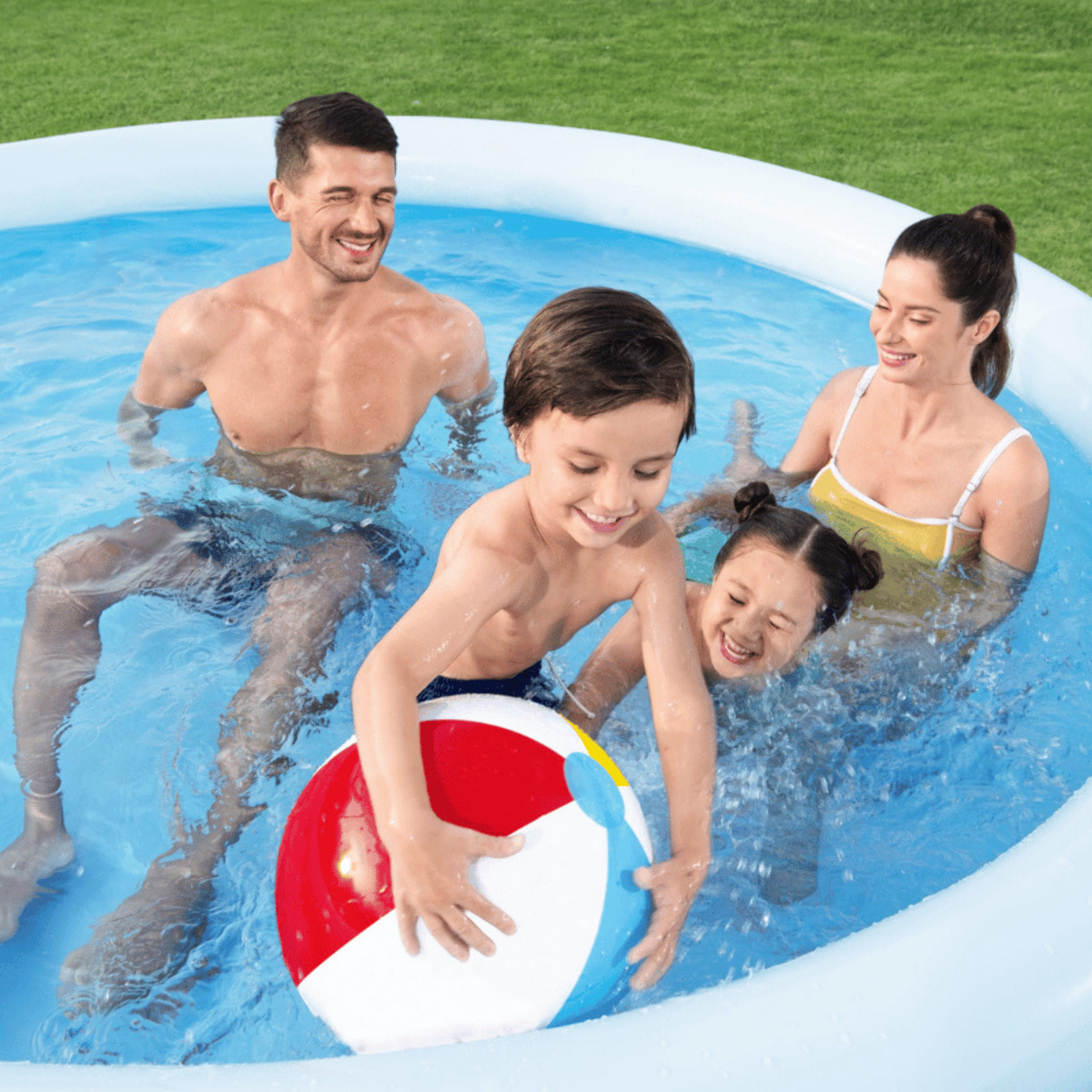 Bestway Piscine gonflable ronde Bestway Fast Set 305 x 66 cm bleu