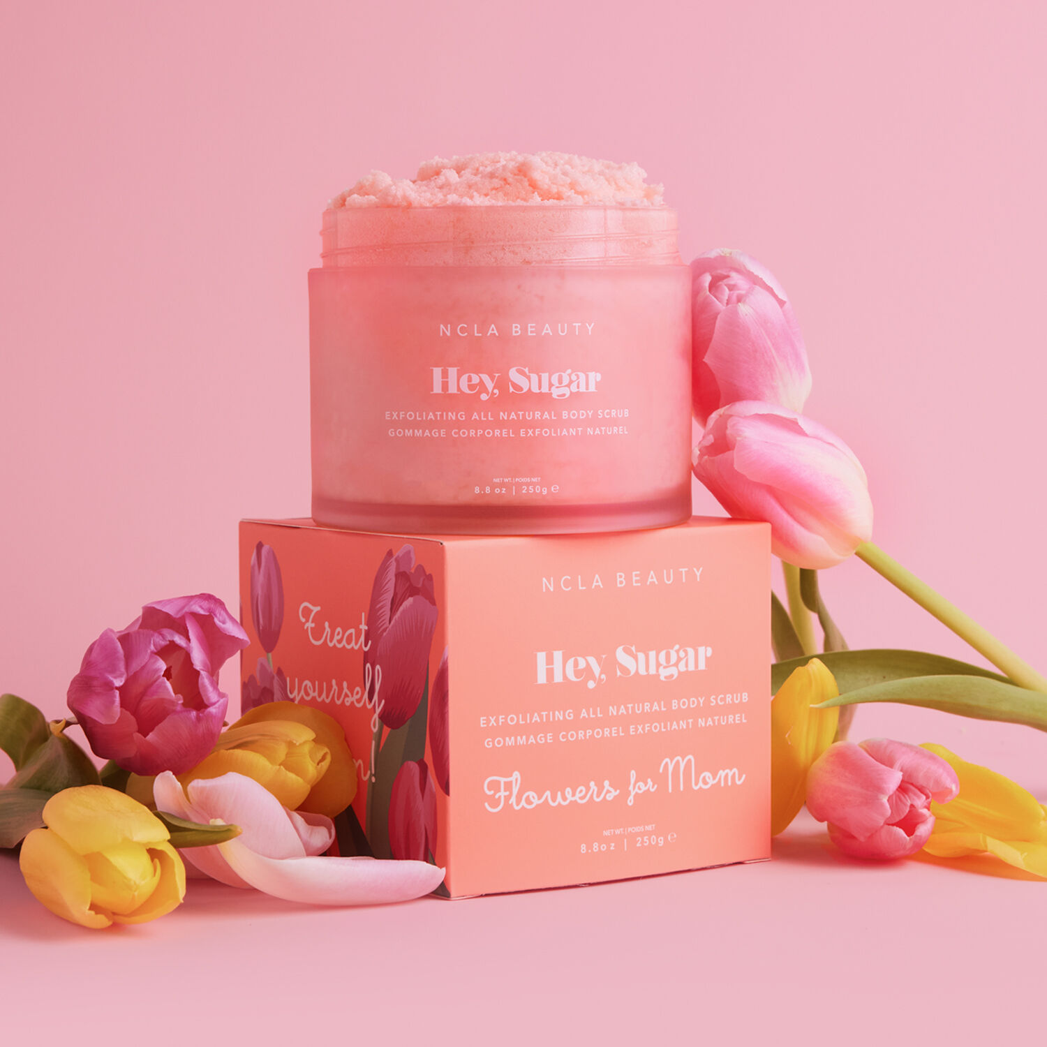 Hey, Sugar All Natural Body Scrub - Flowers For Mom - Gommage corps